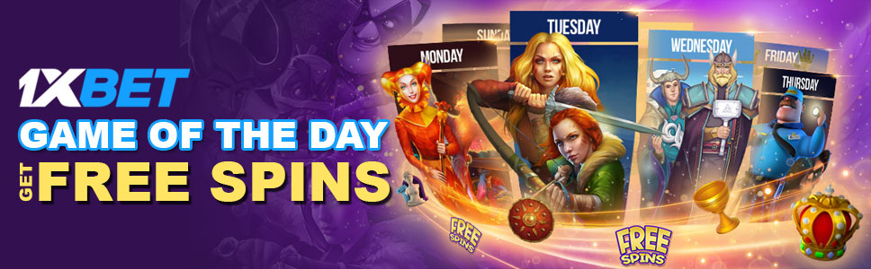  1XBet Casino Game of the Day Bonus 