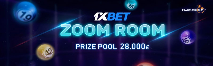 1XBet Zoom Room Promotion