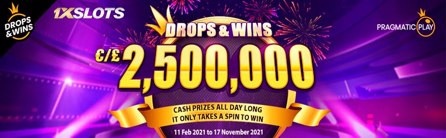 1XSlots Casino Daily Drops & Wins Promotion 