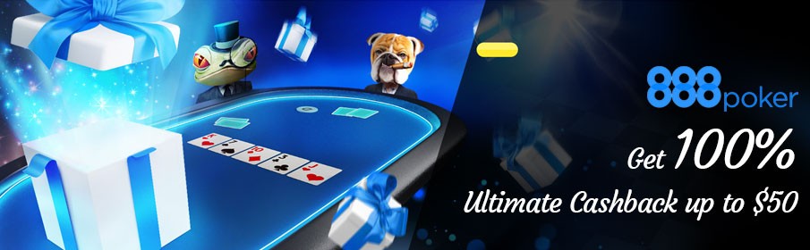 888 Poker Ultimate Cashback Bonus