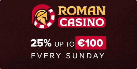 25% Reload Bonus Code of up to €100