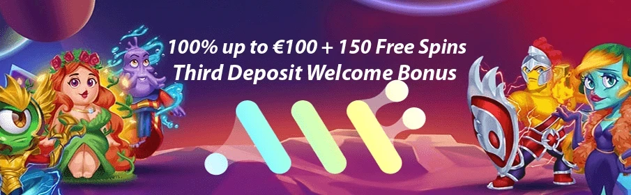 Alf Casino 100% Third Deposit Bonus