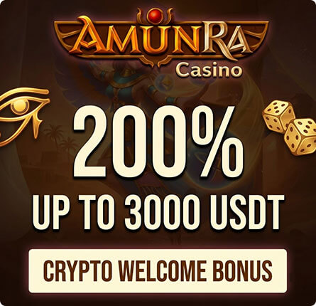 Amunra Casino Welcome Bitcoin Bonus