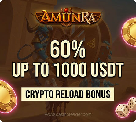 Amunra Casino Crypto Reload Bonus