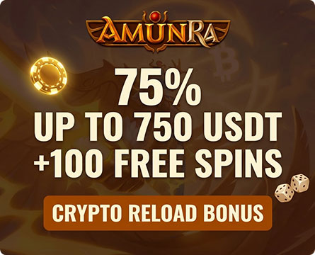 Amunra Casino Crypto Reload Bonus