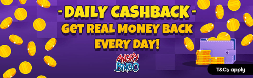 Angry Bingo Cashback Bonus 