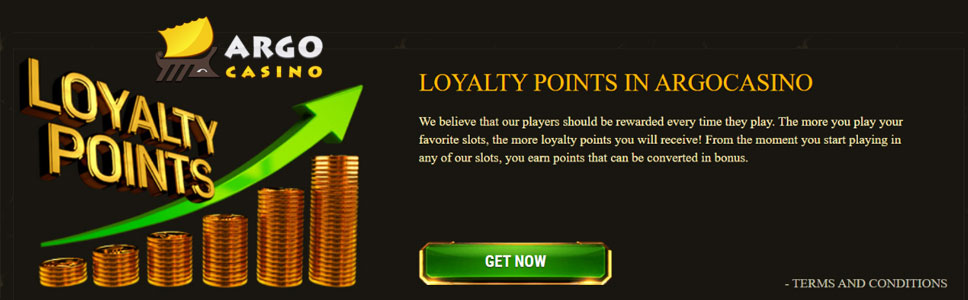 Argo Casino Loyalty Points