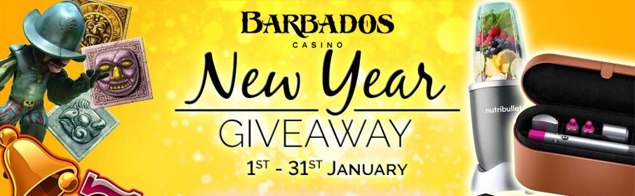 Barbados Casino New Year Giveaway Promotion