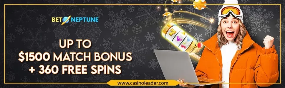 BetNeptune Casino up to $1500 Match Bonus + 360 FS
