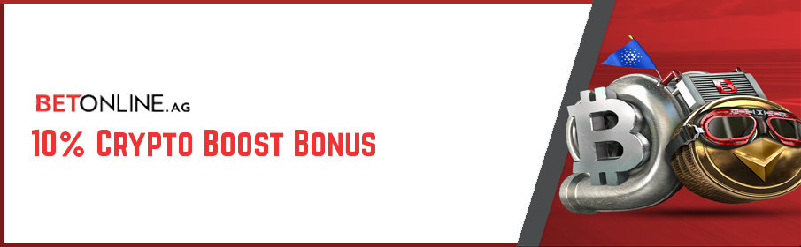 BetOnline Casino 10% Crypto Boost Bonus