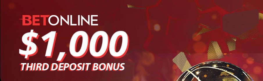 BetOnline Casino Third Deposit Bonus