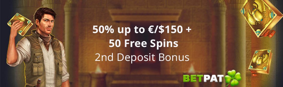 Betpat Casino Second Deposit Bonus