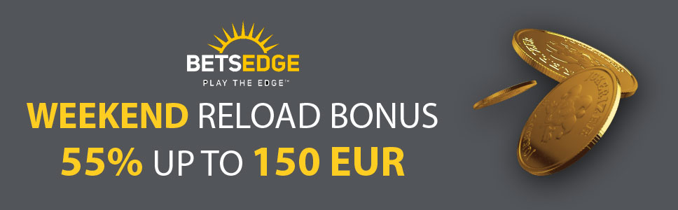 BetsEdge Casino Weekend Reload Bonus 