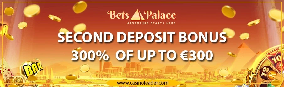 Betspalace Casino Second Deposit Bonus