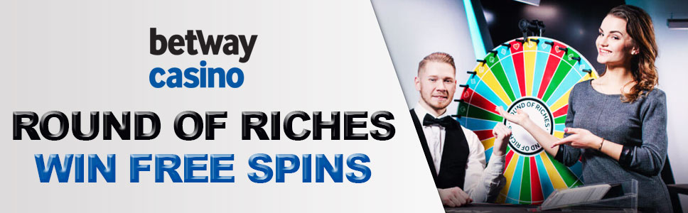 Betway Live Casino Round of Riches Prizes 