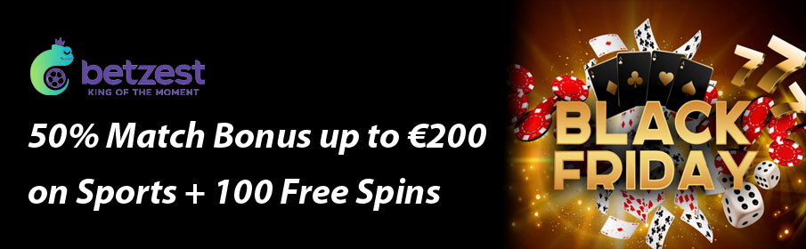 Betzest Casino 50% Black Friday Match Bonus & Free Spins