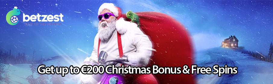 Get up to €200 Christmas Bonus & Free Spins this Christmas 