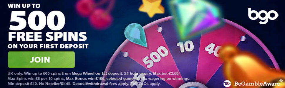 BGO Casino Welcome Offer