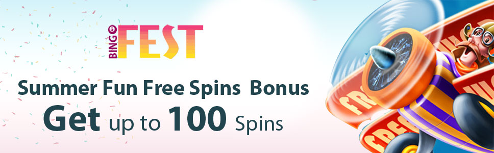 Bingofest Summer Fun Free Spins  Bonus