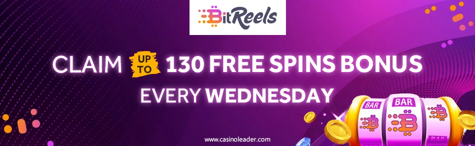 Bitreels Casino 130 Free Spins Bonus Every Wednesday Bitreels Casino 130 Free Spins Bonus Every Wednesday