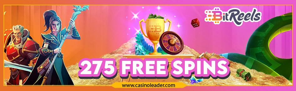 Bitreels Casino 275 Daily Free Spins Bonus on Missions