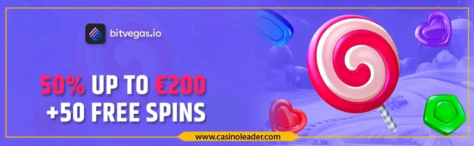 Bitvegas Casino €200 Second Deposit Bonus Code + 50 FS