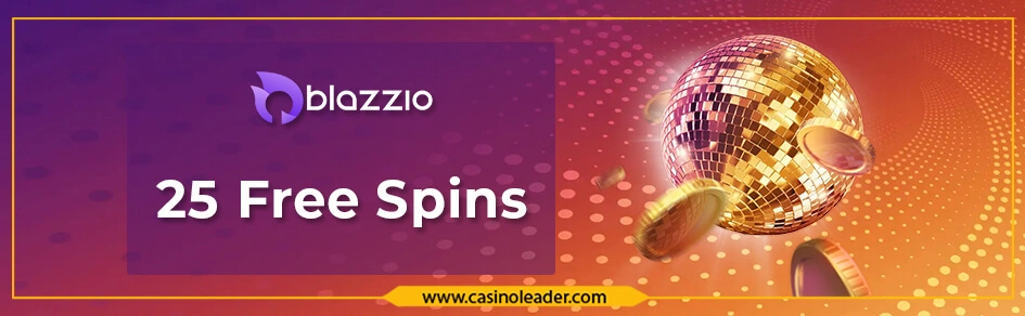 Blazzio Casino 25 Free Spins Bonus every Monday