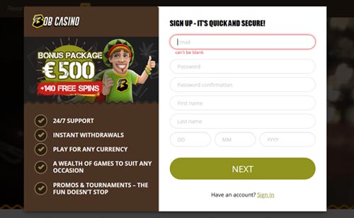 bob casino promo codes 2024