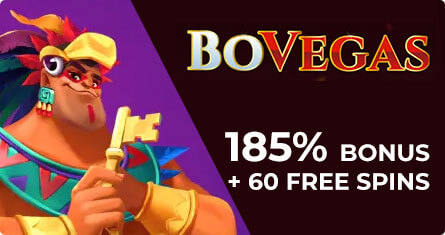 Get up to 185% Match Deposit Bonus and 60 Free Spins