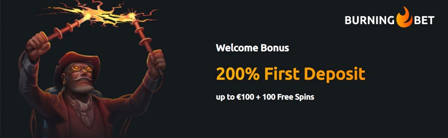 BurningBet Casino 200% First Deposit Bonus