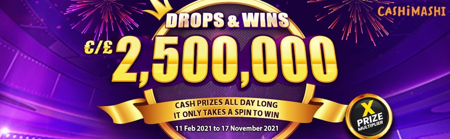CashiMashi Casino Daily Drop Win promotion 