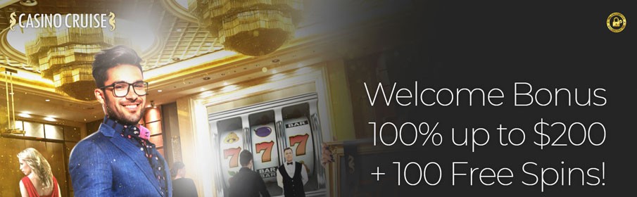 Casino Cruise 200 Free Spins & 100% up to $200 Match Bonus