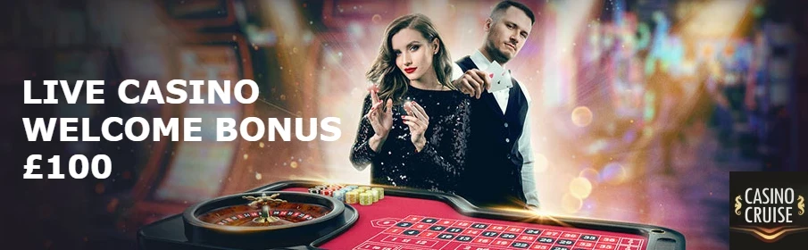  Live Casino Welcome Bonus at Casino Cruise