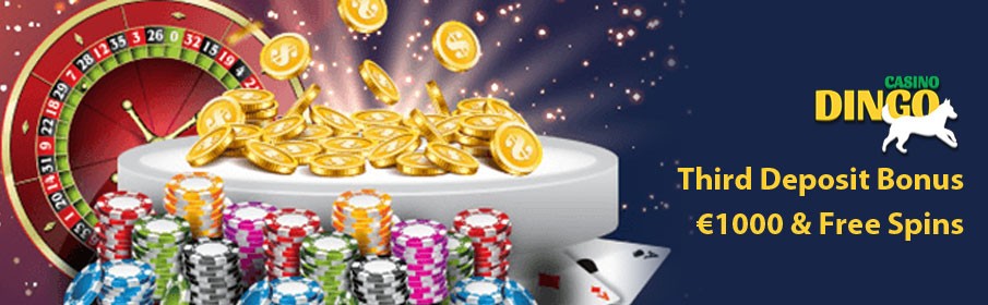 Casino Dingo Third Deposit Bonus