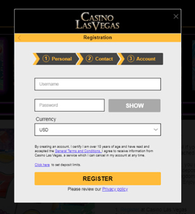 Casino Las Vegas Sign Up