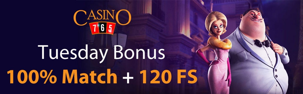 Casino765 Tuesday Bonus