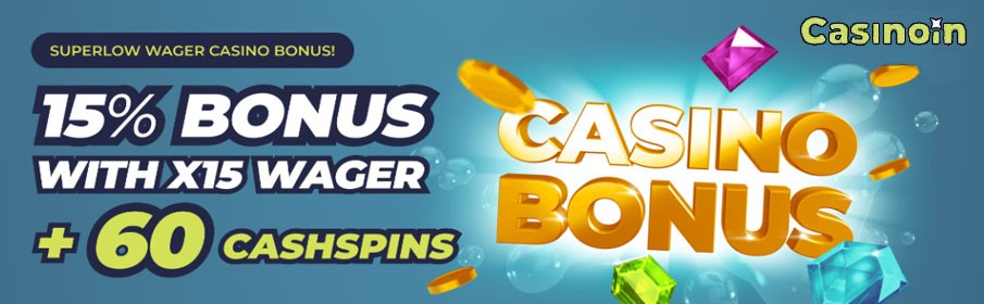 Casinoin Super Low Wager Bonus