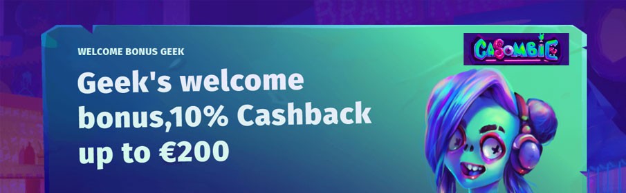 Casombie Casino 10% Cashback Bonus 