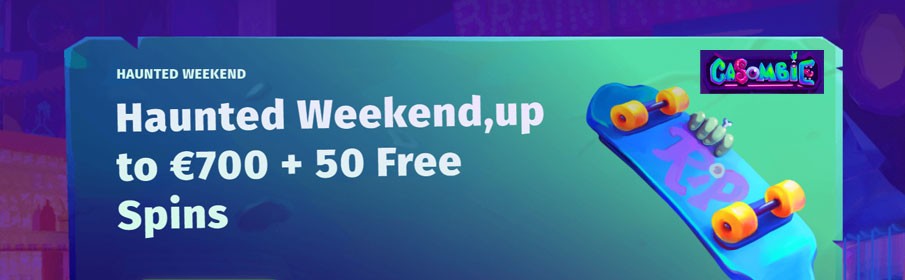 Casombie Casino 50% Weekend Reload Bonus