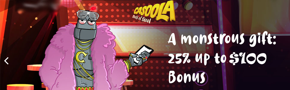 Casoola Casino Monstrous Win Offer 