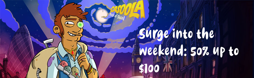 Casoola Casino Weekend Bonus