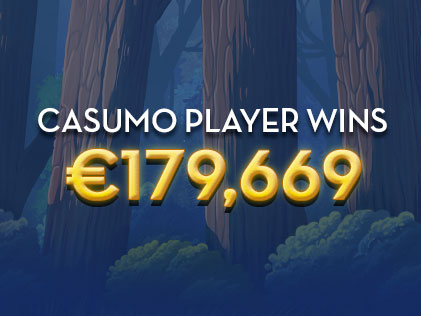 Casumo Player wins €179,669 Over 8 days by Making a Single Deposit of €100