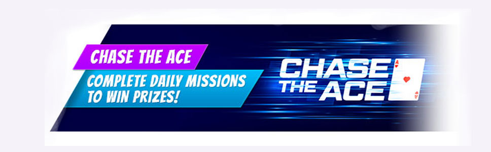Chase the Ace to Complete Daily Challenges & Win €1000 Bonus At William Hill Poker
