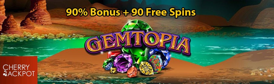 Cherry Jackpot Casino 90% Match Deposit Bonus