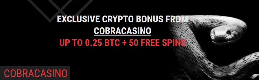 Cobra Casino Crypto Bonus