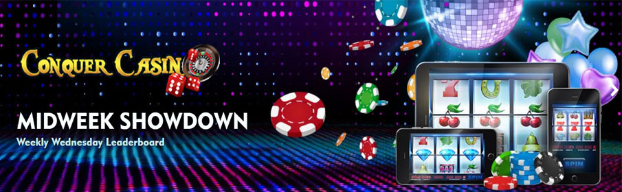 Conquer Casino Midweek Showdown Bonus 