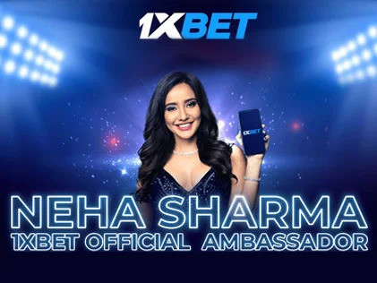 Neha Sharma is the new ambassador of the 1xBet Casino section