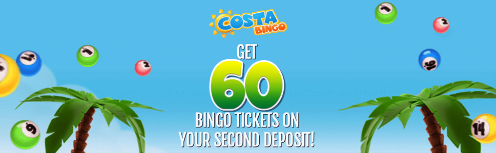 Costa Bingo Second Deposit Bonus