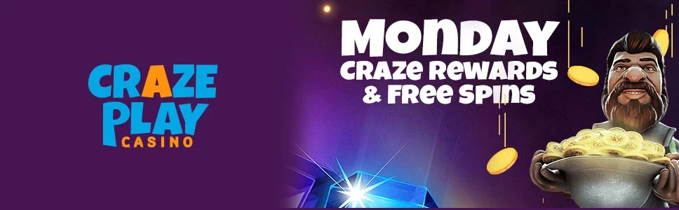 Crazeplay Casino Weekly Loyalty Free Spins Bonus

