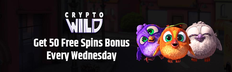 Cryptowild Casino Wednesday free Spins Bonus